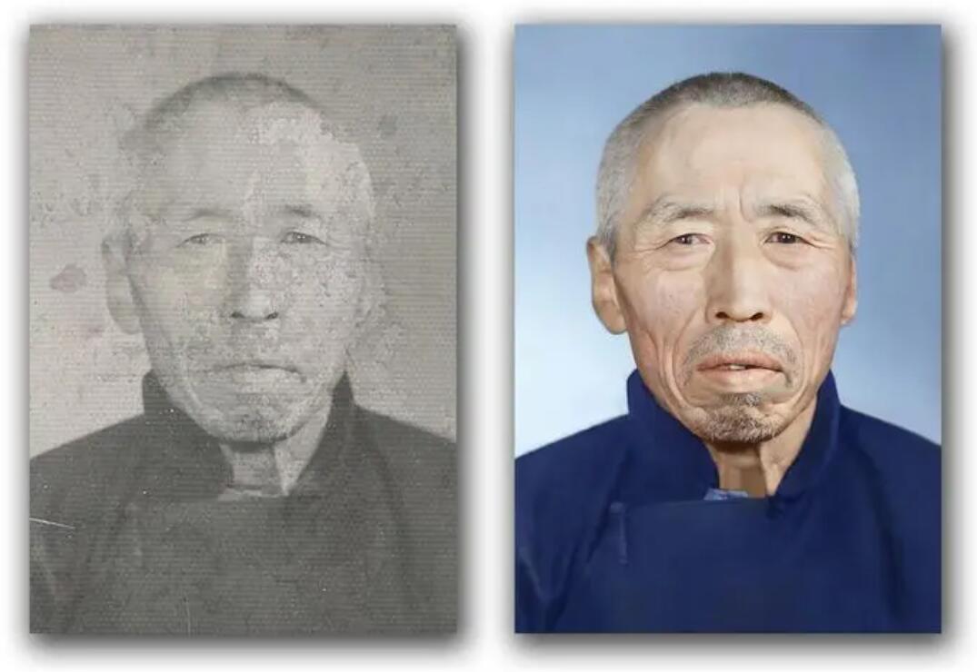 马尾破损照片修复-56